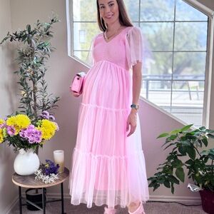 Maternity Maxi Dress-Baby Shower 2026 NWT
